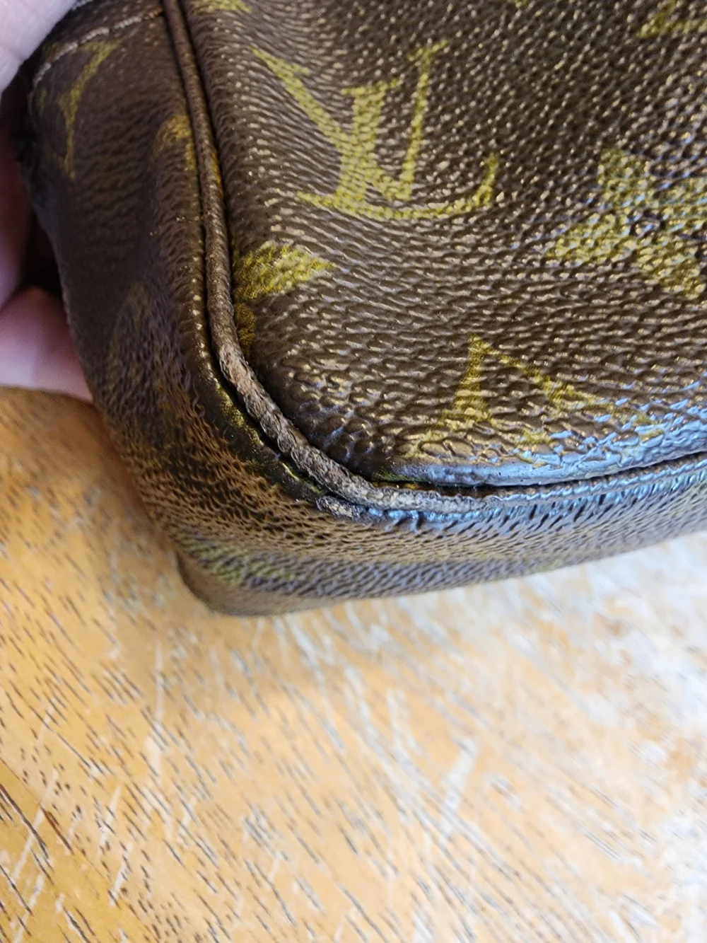 Louis Vuitton Monogram Trousse Toilette 28  iconic brown coated canvas